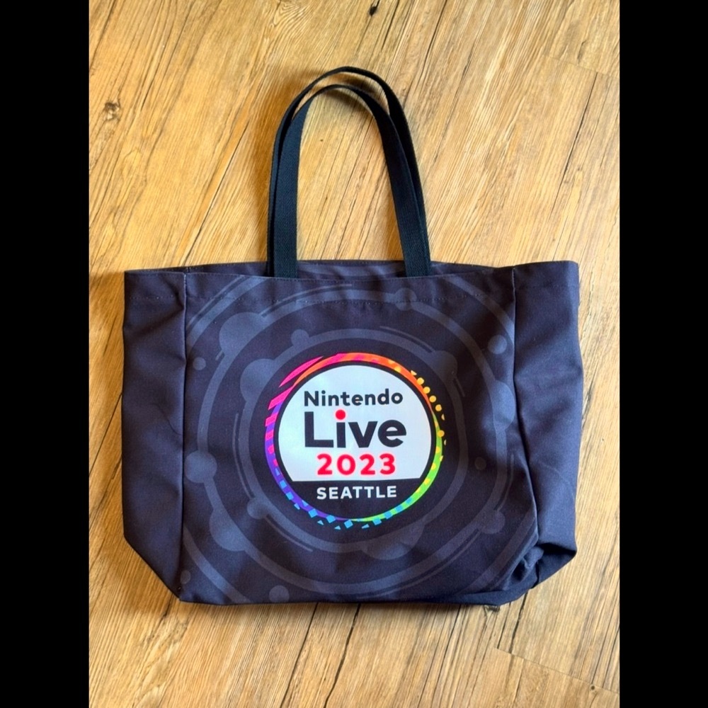 Rare 2023 Nintendo Live Seattle Exclusive Collectable Tote Bag